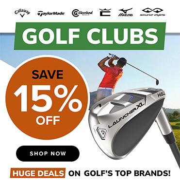 15% Off Golf Clubs! Shop Now!