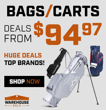 Warehouse Sale! Huge Our Cost Deals On Golf Bags! Shop Now!