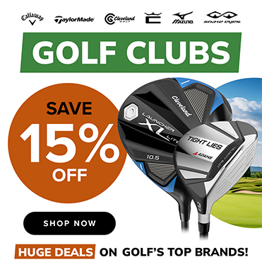 15% Off Golf Clubs!