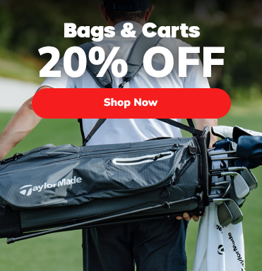 20% Off Golf Bags And Golf Push Carts! Shop Now!