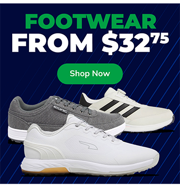 Our Cost Golf Shoe And Footwear Deals Starting At ONLY $32.75! Shop Now!