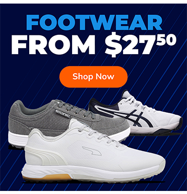 Our Cost Golf Shoe And Footwear Deals Starting At ONLY $27.50! Shop Now!