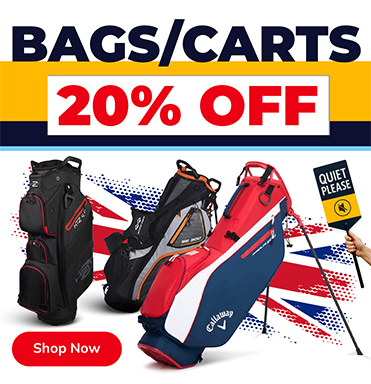 20% Off Golf Bags And Golf Push Carts! Shop Now!