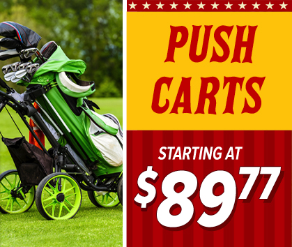 Golf Tent Sale! Golf Carts Starting At 89.77! Shop Now!