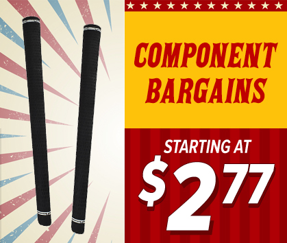 Golf Tent Sale!  Golf Club Components Starting At 2.77! Shop Now!