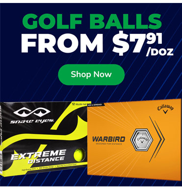 Our Cost Golf Ball Deals Starting At ONLY $7.91/doz! Shop Now!