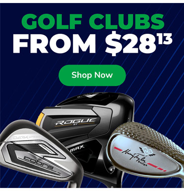 Our Cost Golf Clubs Starting At ONLY $28.13! Shop Now!