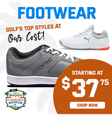 Our Cost Savings On Golf Shoes And Footwear! Shop Now!