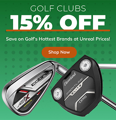 Instant Savings: 15% OFF Golf Clubs! Shop Now!