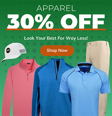 Instant Savings: 30% OFF Golf Performance Apparel and Clothes! Shop Now!