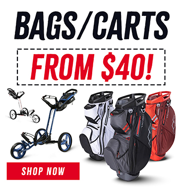 Holiday Golf Bag and Cart Sale! Shop Now!