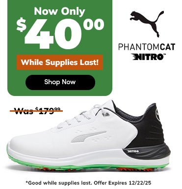 FLASH SALE ⚡ Puma PHANTOMCAT NITRO Golf Shoes NOW ONLY $40! Shop Now!