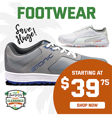 Our Cost Golf Shoes And Footwear Starting At $39.75! Shop Now!