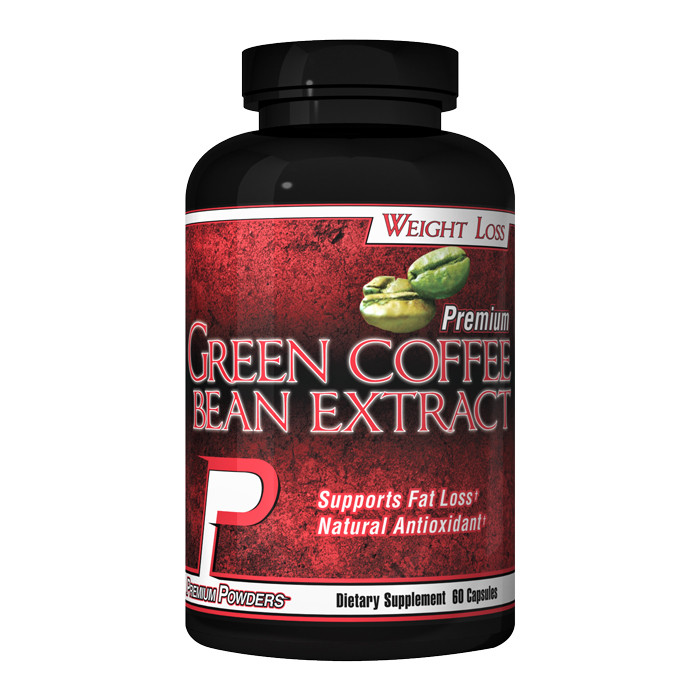 Green Coffee Bean Extract by Premium Powders 60ct Powerful Fat Loss