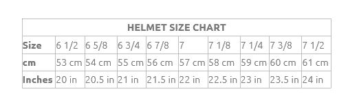 Back On Track Size Chart