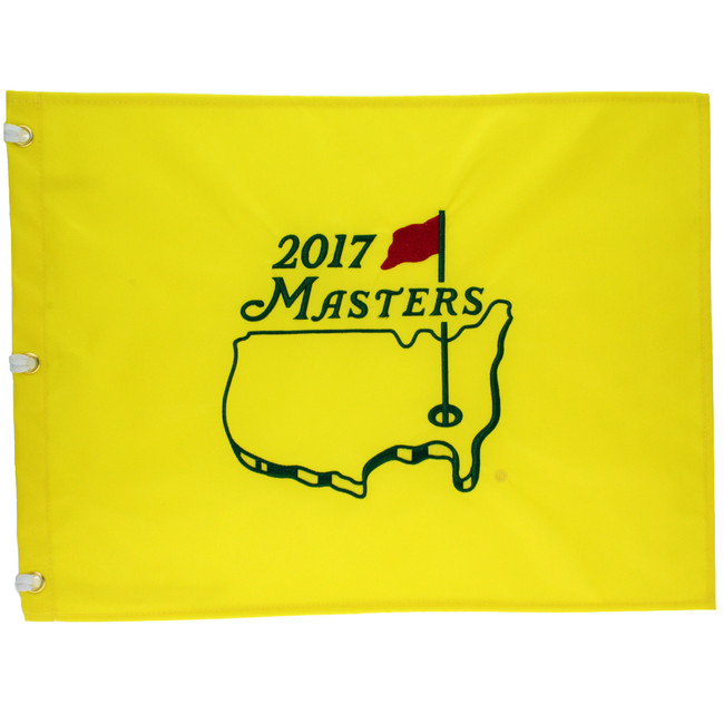 2017 Masters Embroidered Golf Pin Flag *Sergio Garcia Winner*