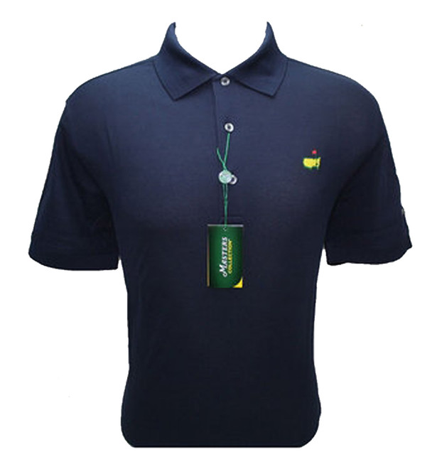 Masters Polo Shirt - Navy- 100% Pima Cotton