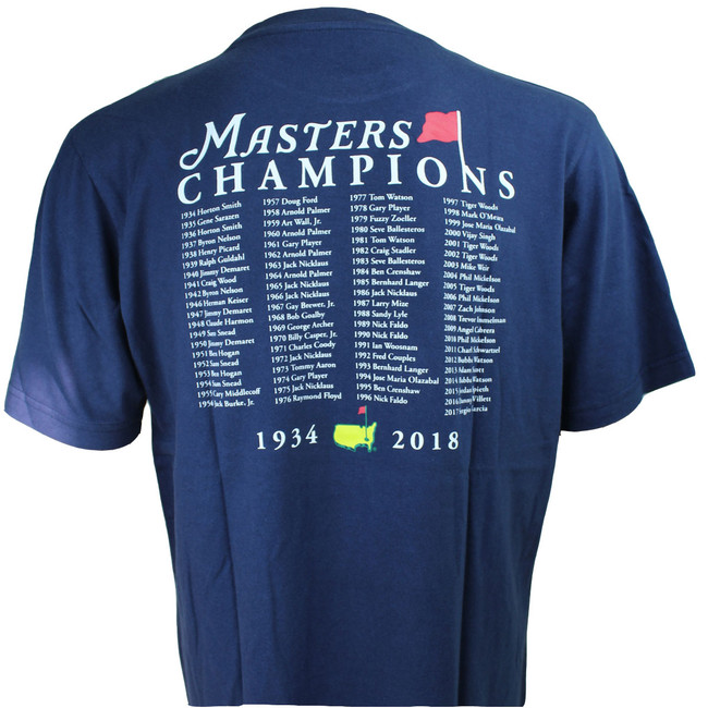 2018 Masters Champions T-Shirt - Navy