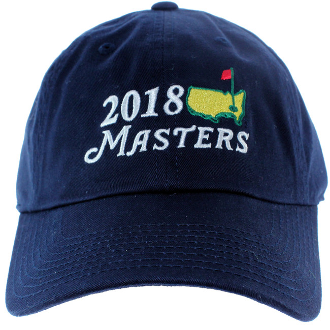 2018 Masters Big Logo Hat - Navy