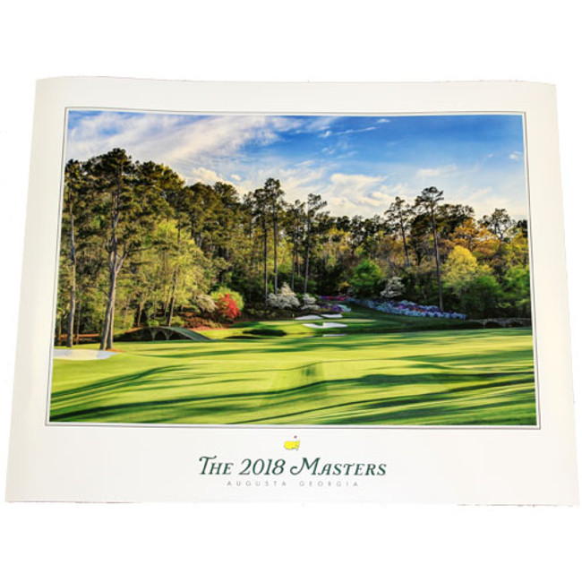 2018 Masters Poster