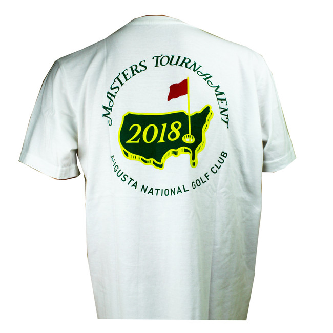 2018 Masters White Small Logo T-shirt