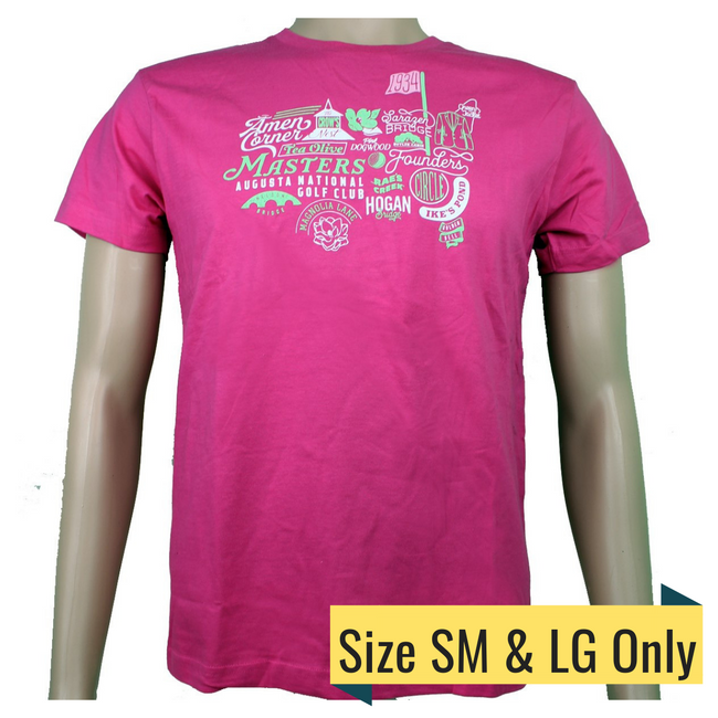Masters Youth Pink Iconic Logo T-Shirt