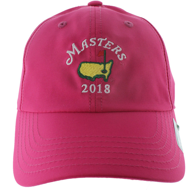 Masters Pink Small Logo Performance Tech Hat