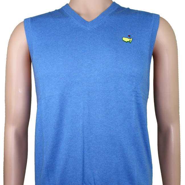 Masters Blue Wool Clubhouse Collection Vest