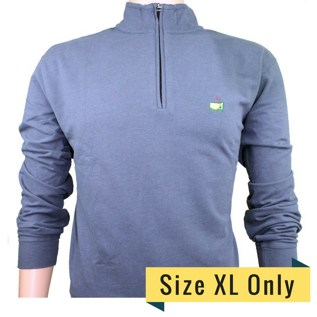 Masters Navy Clubhouse Collection Premium 1/4 Zip Sweater