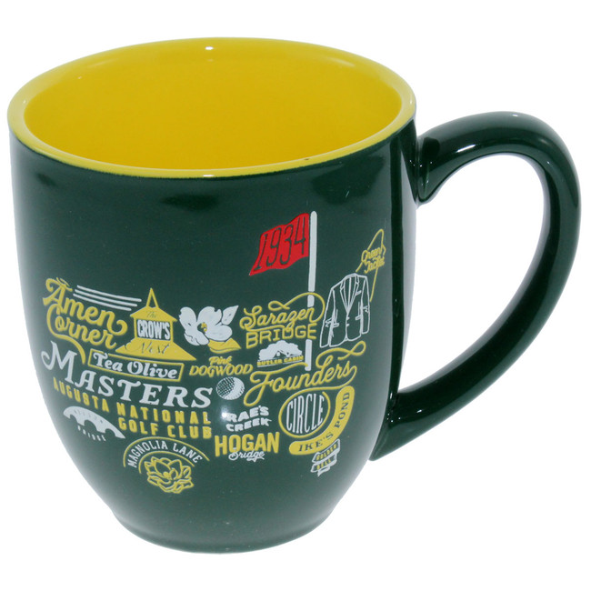 Masters Green Iconic Logo Mug