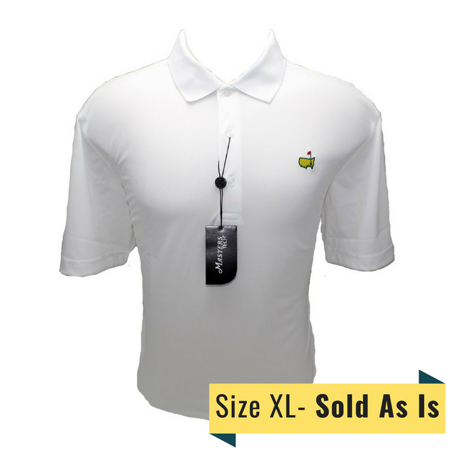 Masters White Tech Golf Shirt *Sold As Is