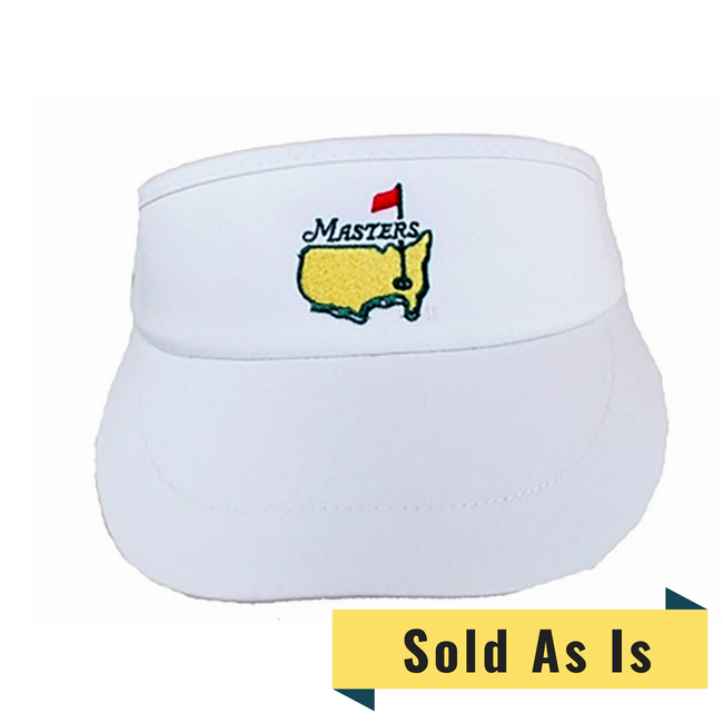 Masters White Visor *AS IS