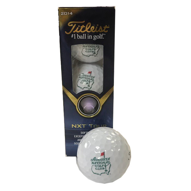Augusta National Golf Club Golf Balls-Titleist- 3 Pack