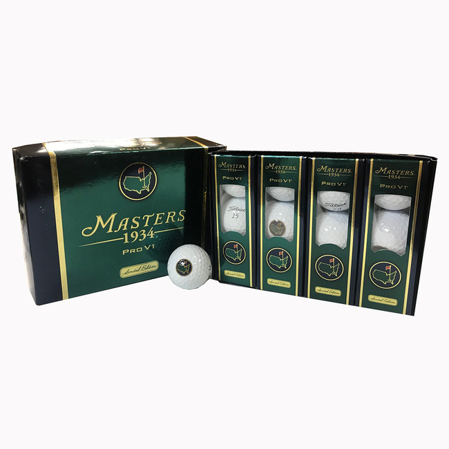 1934 Masters Limited Edition Golf Balls - Dozen - Pro V1