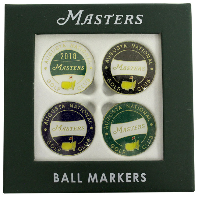Dated Masters 4 Pack 2018 Ball Markers