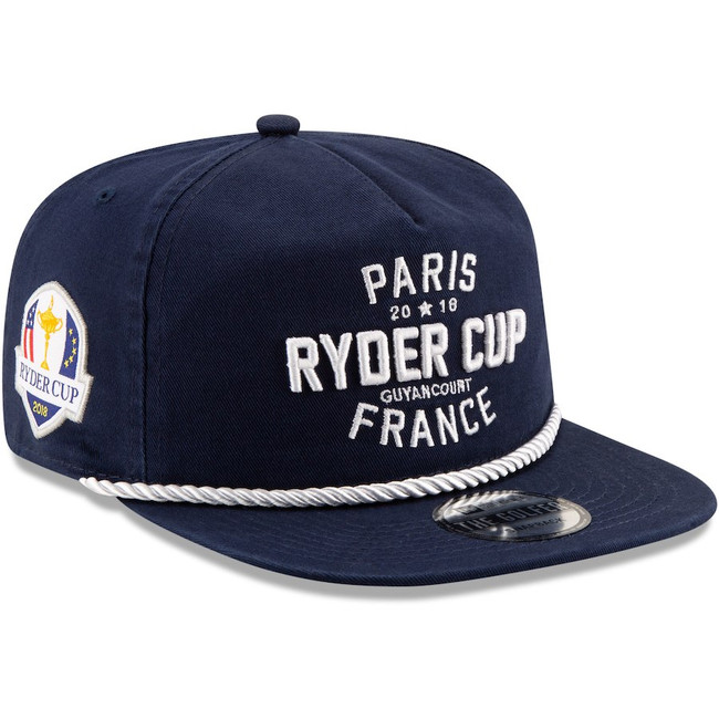 2018 Ryder Cup Golfer Rope Navy Hat- New Era Snapback