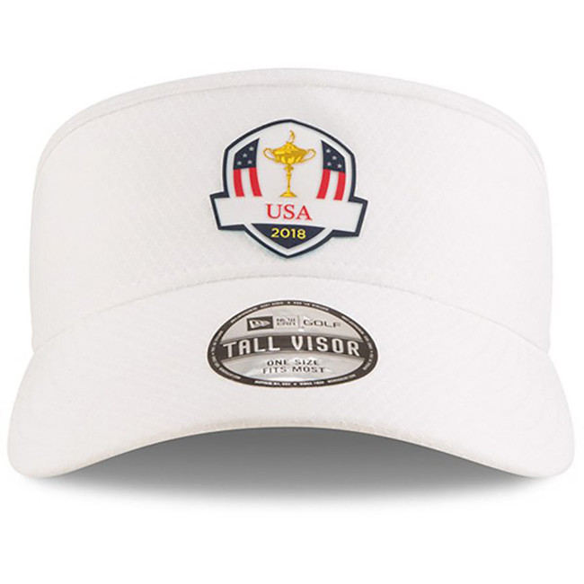 USA Ryder Cup White Tech Practice Visor- New Era