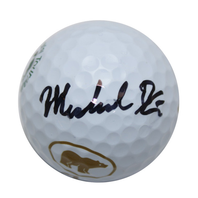 Michael Kim Autographed Memorial Logo Golf Ball