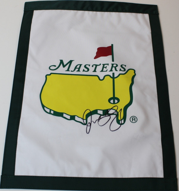 Rory McIlroy Masters Autographed Garden Flag