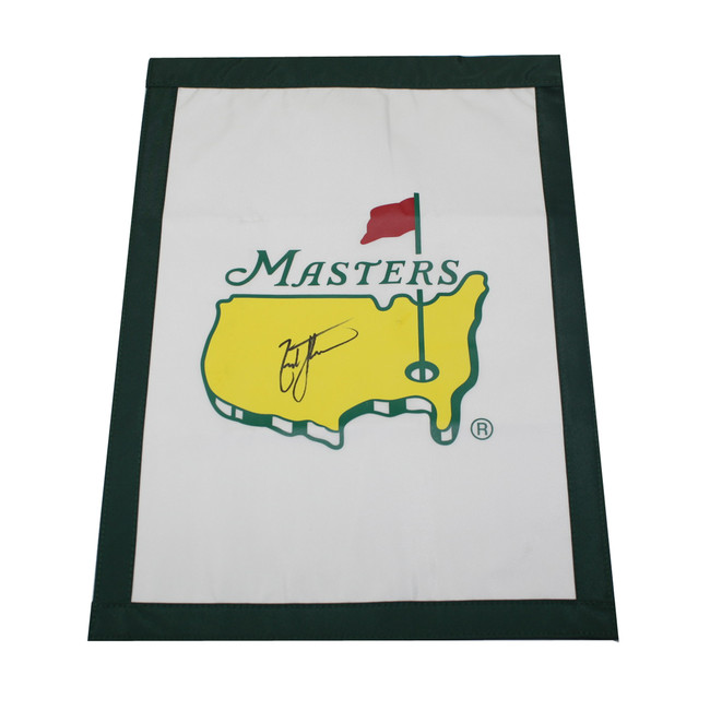 Zach Johnson Autographed Masters Garden Flag