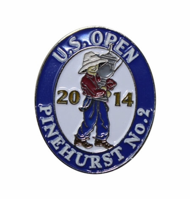 2014 US Open Label Pin