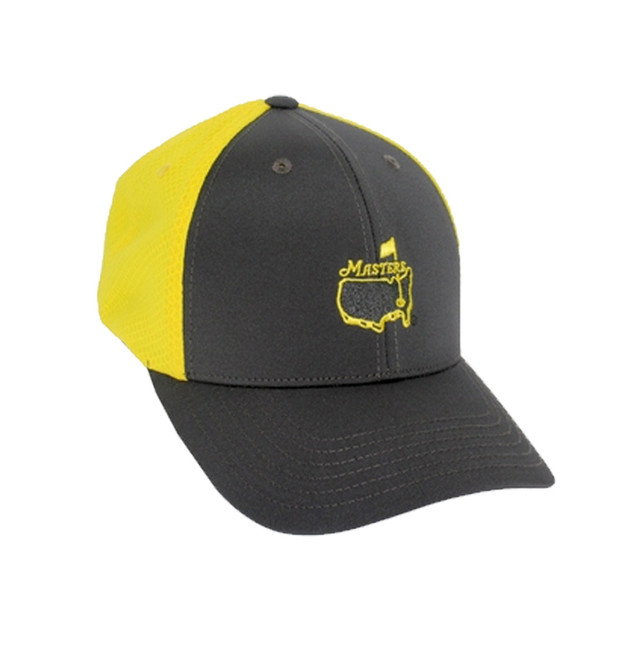 Masters Tech Hat - Charcoal & Yellow