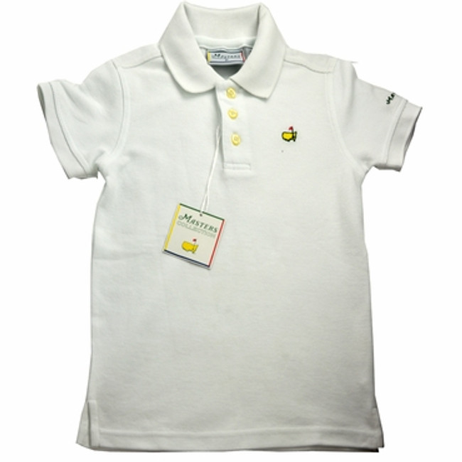 Masters Youth Golf Shirt - White