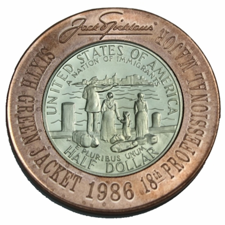 Jack Nicklaus 1986 Liberty Masters Commemorative Ball Marker