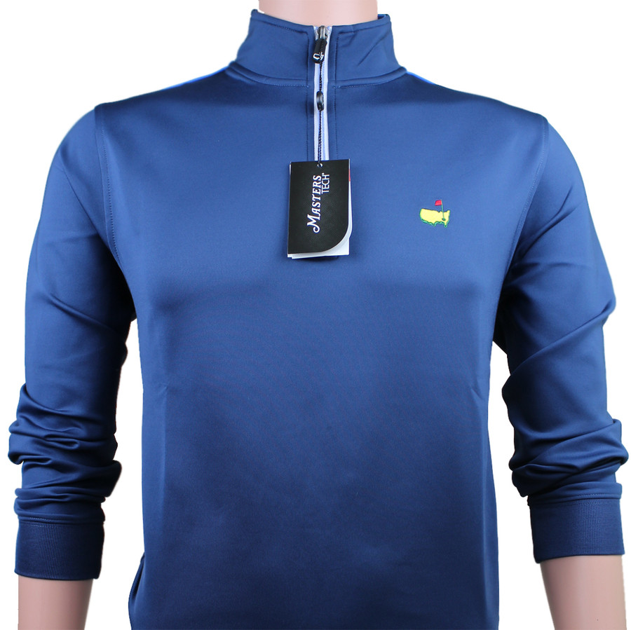 Masters Navy Blue Tech Quarter Zip Pullover