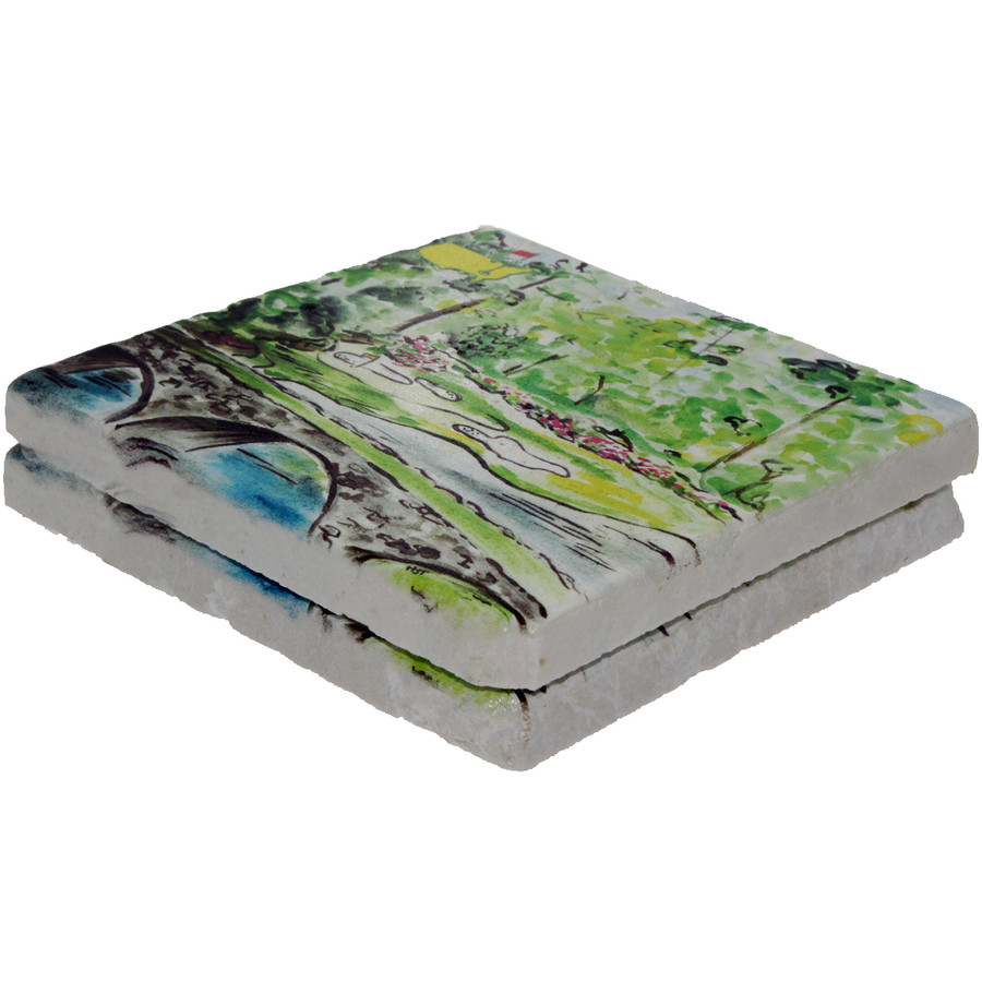 Masters Augusta National Bridge Ceramic Coaster - Set of 2