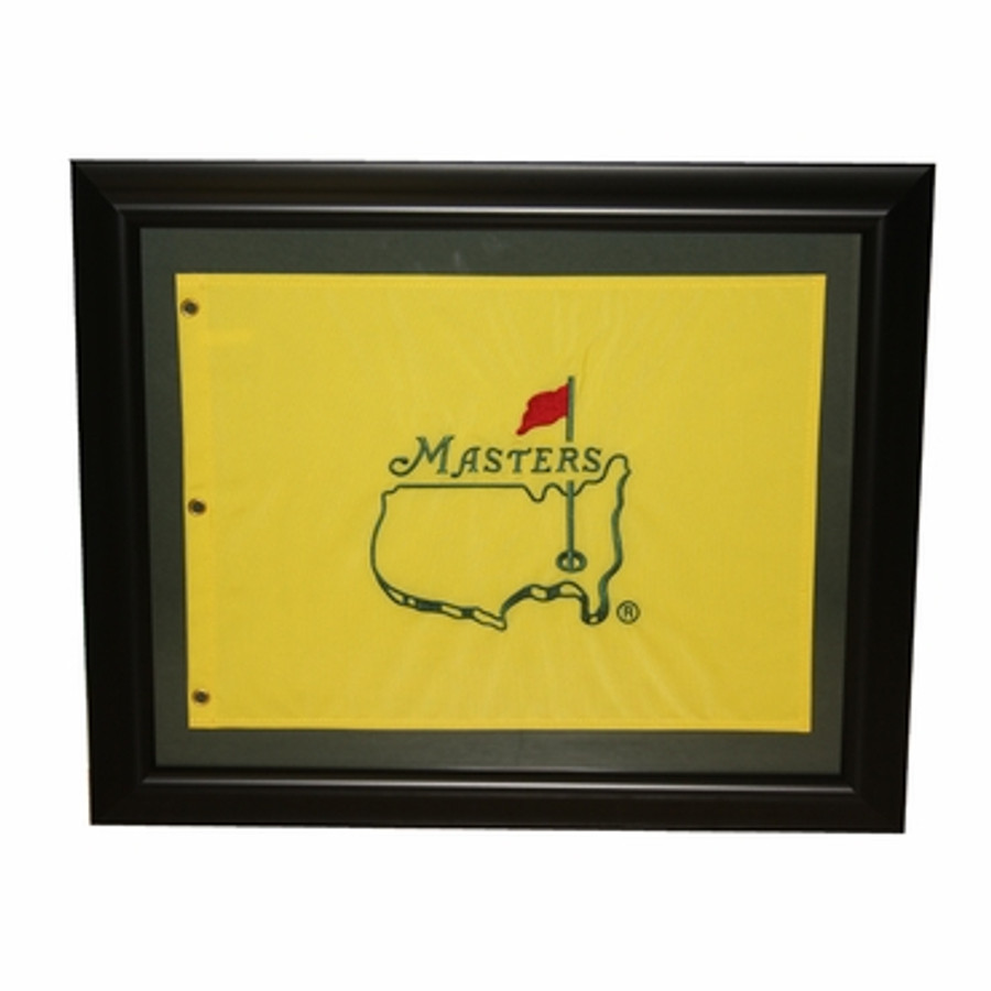 Undated Masters Pin Flag - Framed