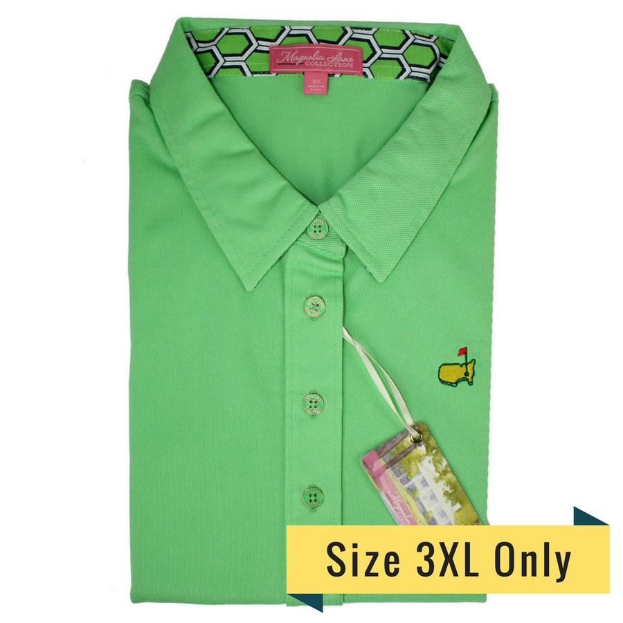 Masters Ladies Magnolia Lane Golf Shirt - Grass Green