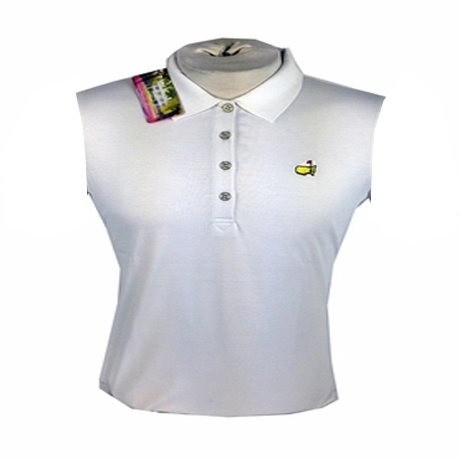 Masters Ladies Sleeveless Polo - White * XS & Sm Only