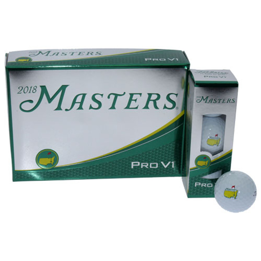 2018 Masters Golf Balls - Dozen - Pro V1
